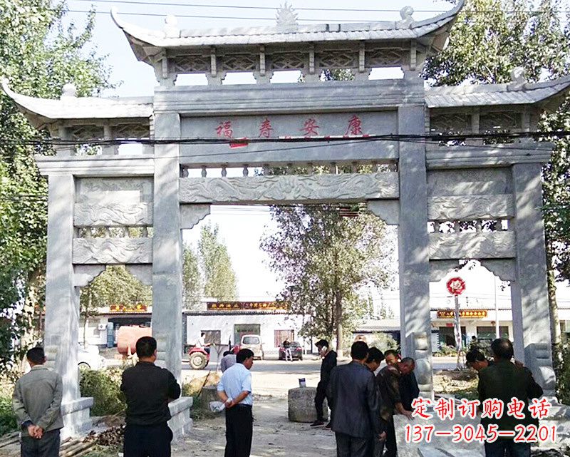 太原中领雕塑:专业制作精美的牌坊雕塑