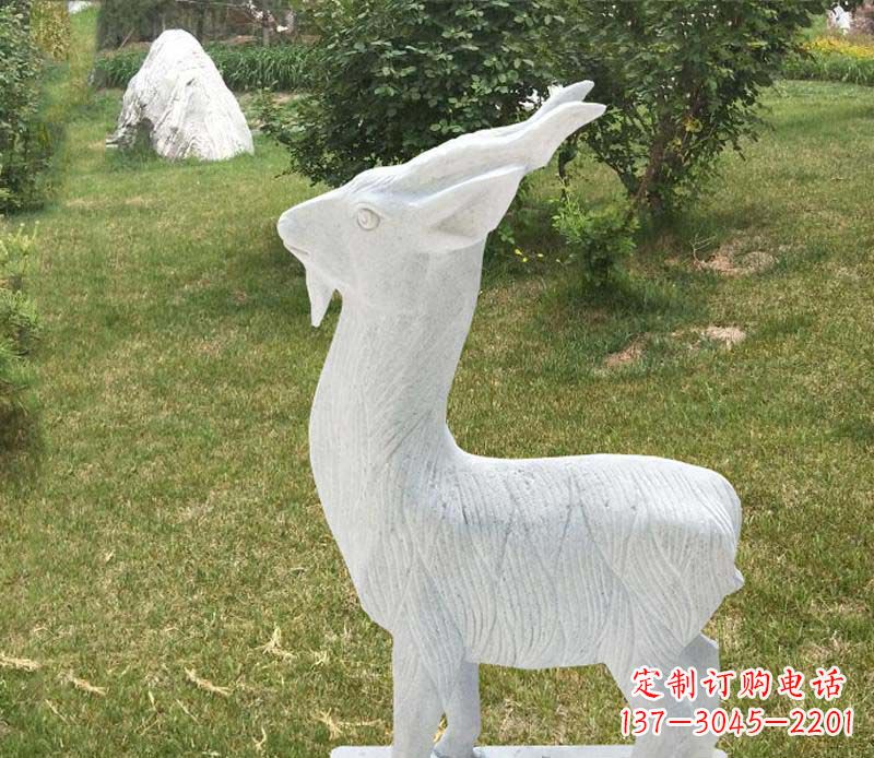 太原中领雕塑角度石雕动物羊雕塑