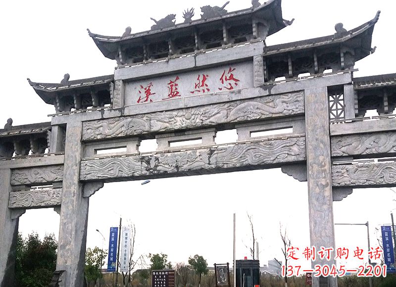 太原中领雕塑-最优质的牌坊雕塑定制