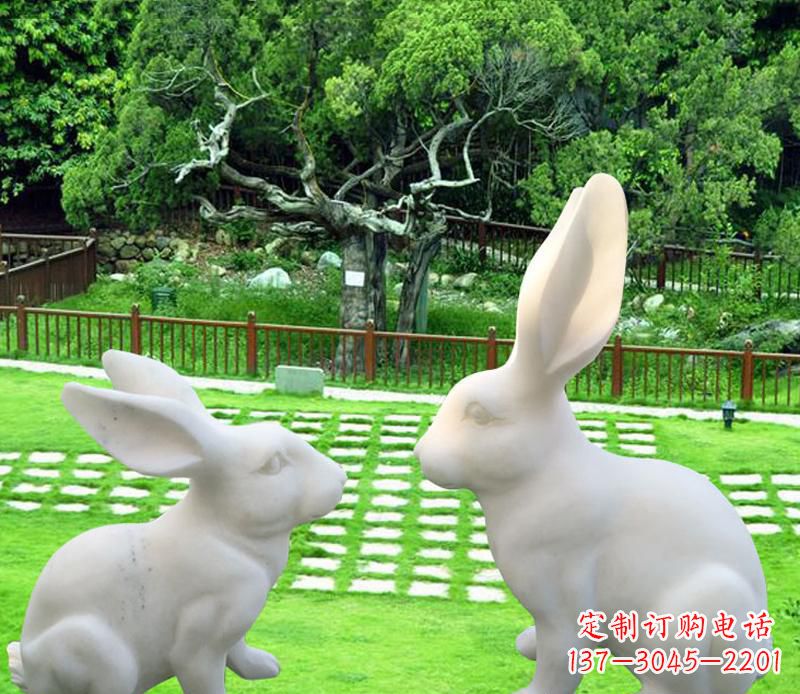 太原中领雕塑定制独特的兔子雕塑