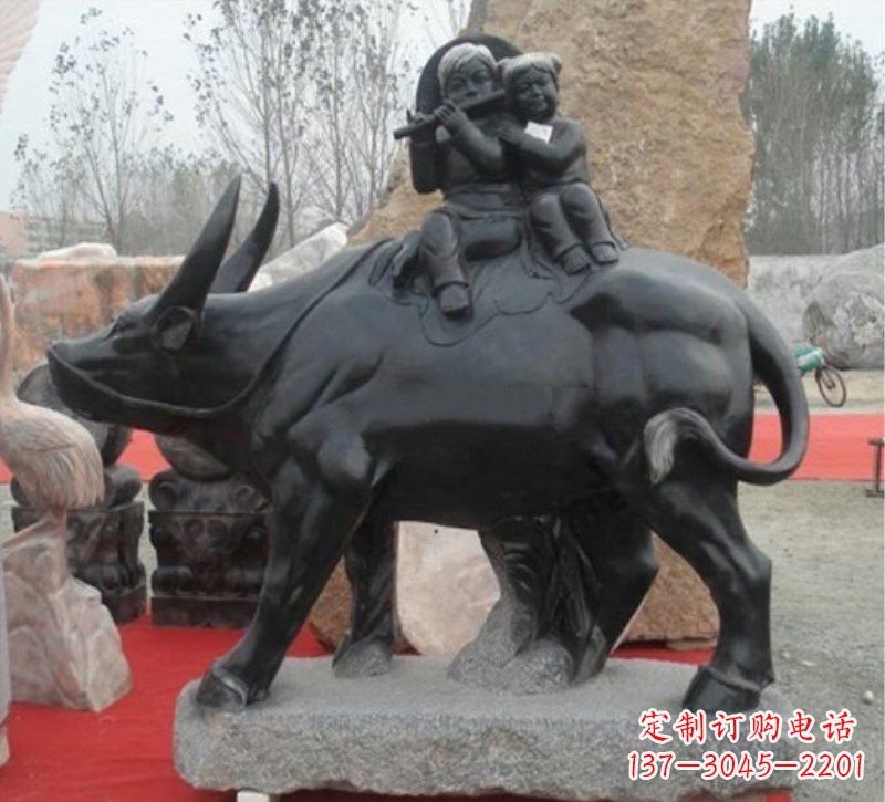 太原传承经典,表达淳朴——牧童雕塑
