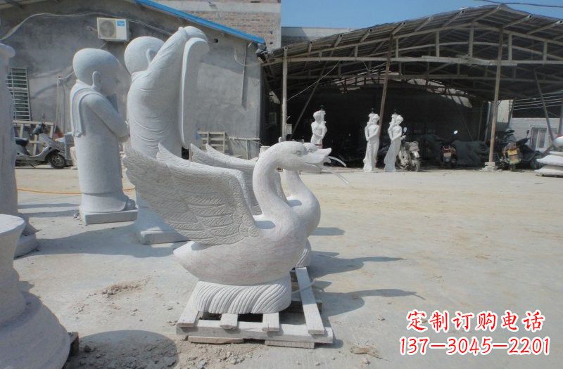 太原中领雕塑:独具特色的天鹅喷水雕塑