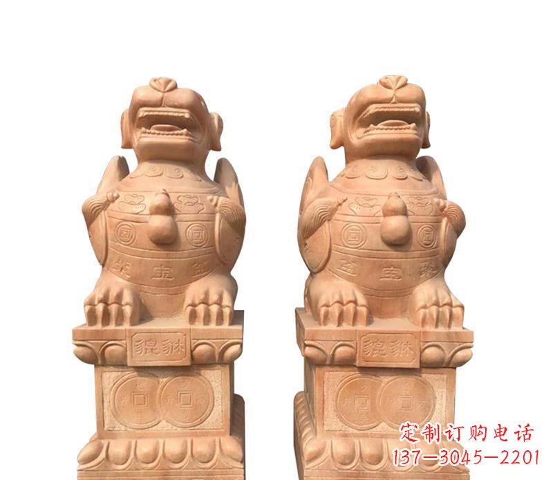 太原精美貔貅雕塑,让太古神兽在家中常伴
