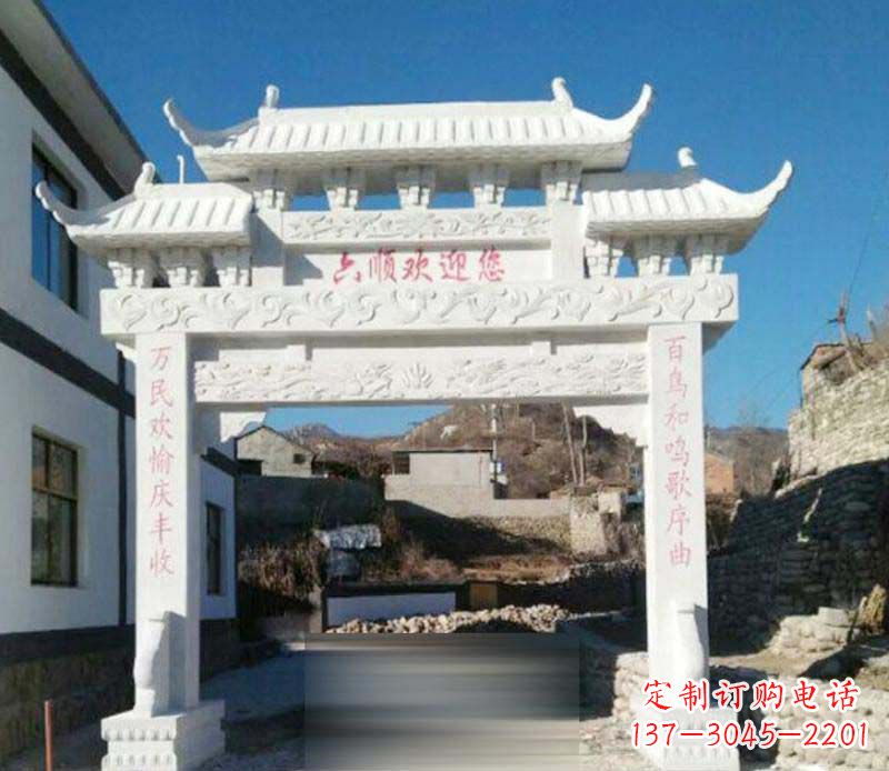 太原牌坊雕塑:为景观增添独特灵气