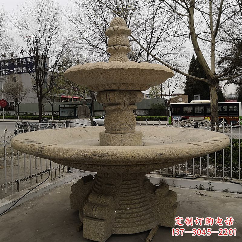 太原风水精灵,莲花开道——铸铁风水球雕塑