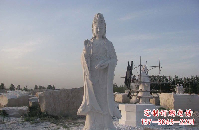 太原现代艺术风格观音石雕塑