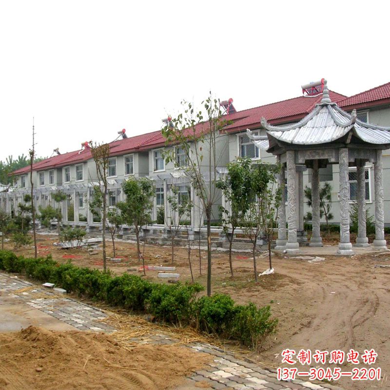 太原中领雕塑打造精美凉亭雕塑