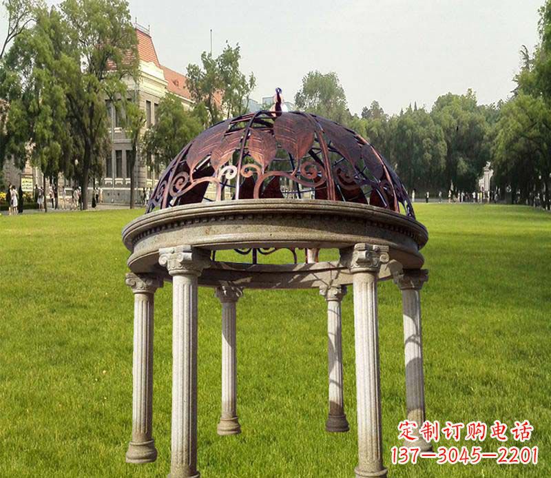 太原优质石雕凉亭,添彩美景