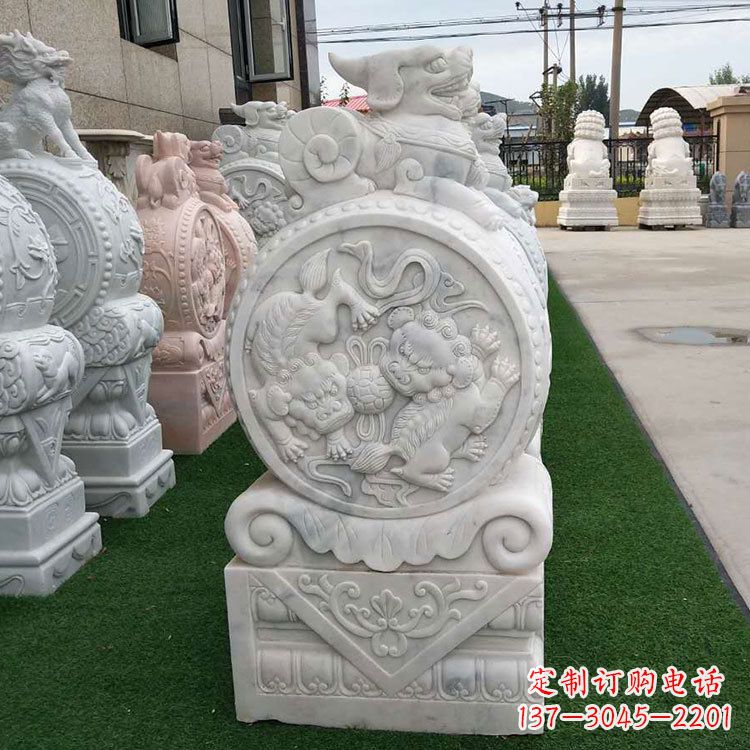 太原石雕牌坊抱鼓石,有艺术气息的雕塑定制