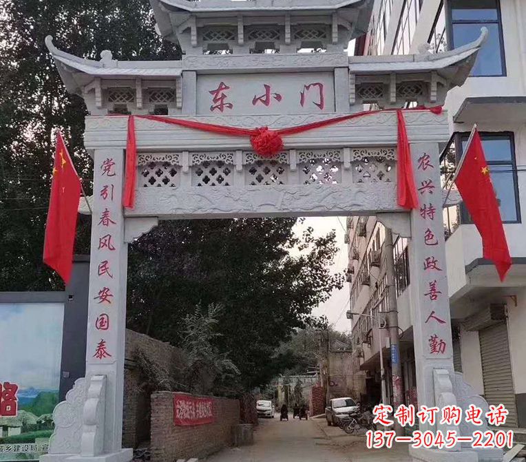 太原精美锻铸牌楼雕塑,展现独特艺术魅力