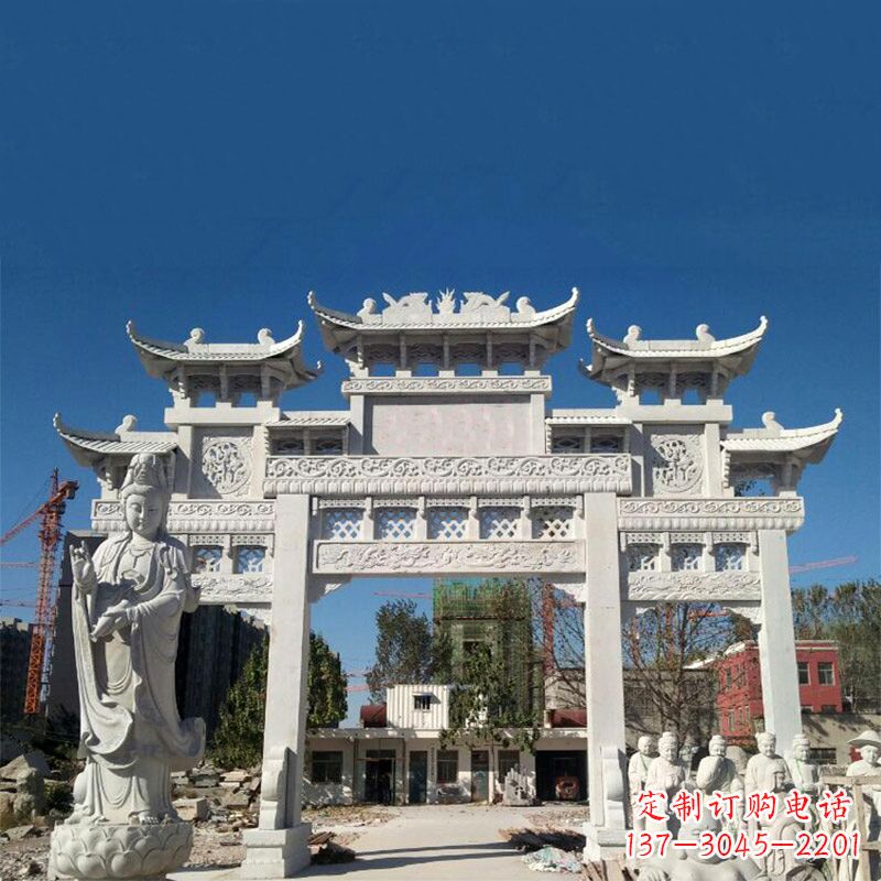 太原中领雕塑牌楼铸铜雕塑