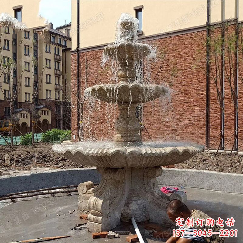 太原中领雕塑石喷泉雕塑