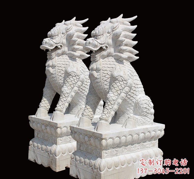 太原中领雕塑推出麒麟雕塑一对