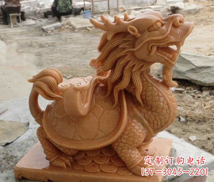 太原石雕招财龙龟