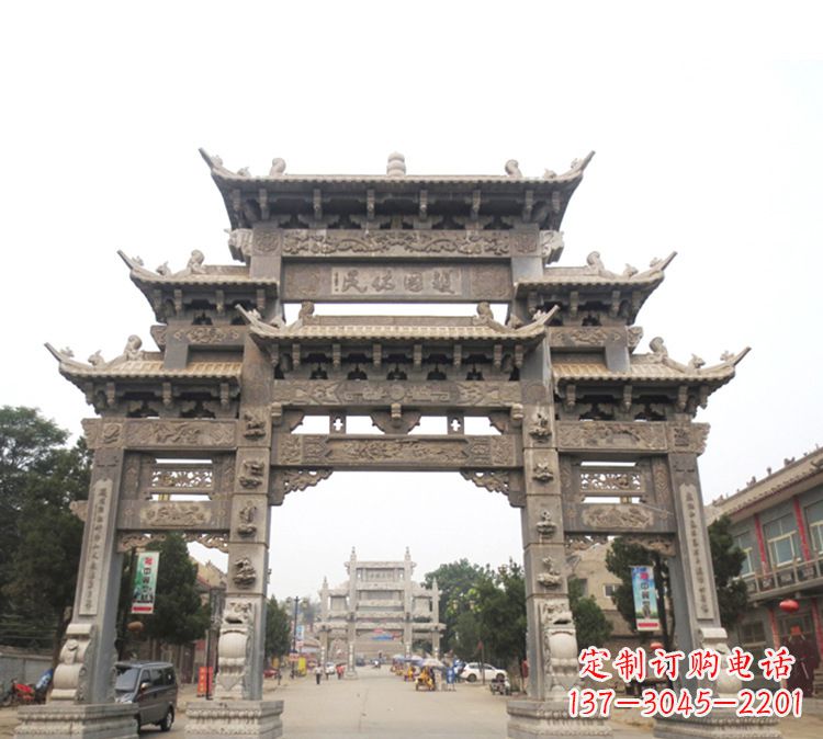 太原石牌坊 九楼