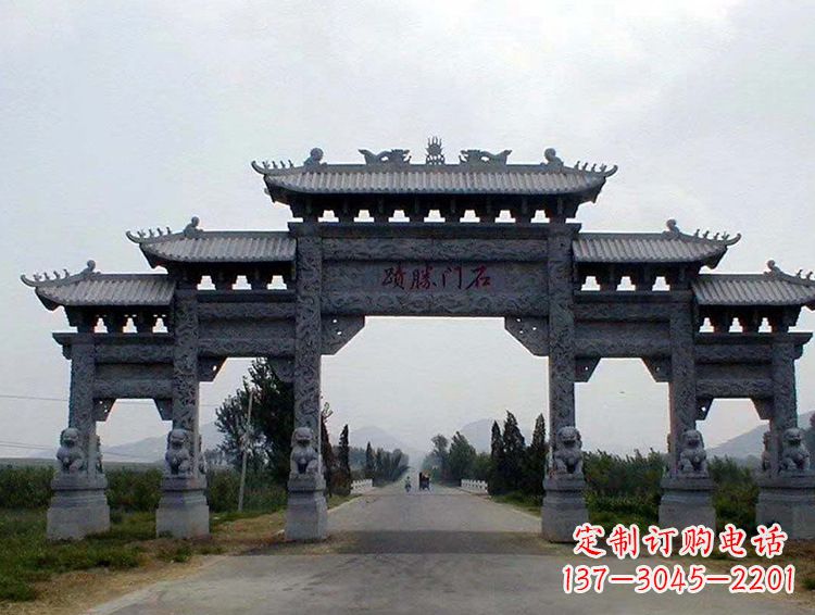 太原石牌坊 斗楼