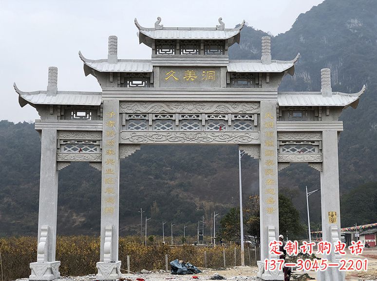 太原石牌坊 石雕