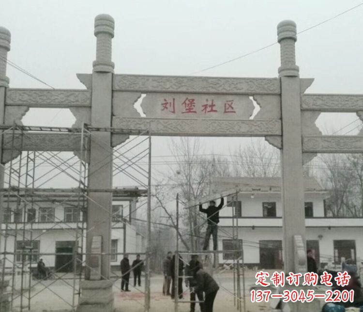 太原石牌坊道路石雕