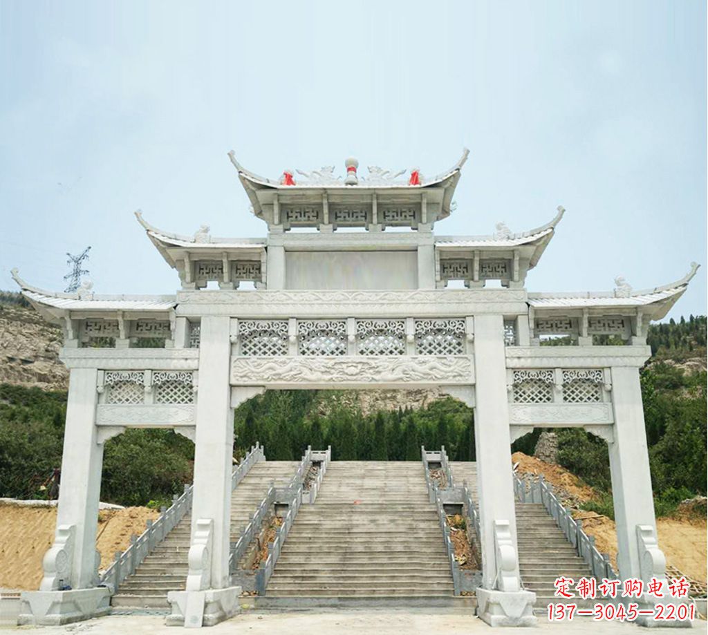 太原石牌坊图片