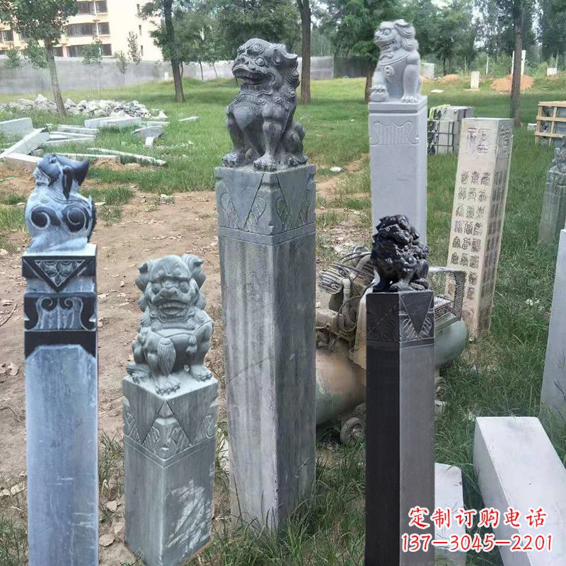 太原石狮子拴马柱