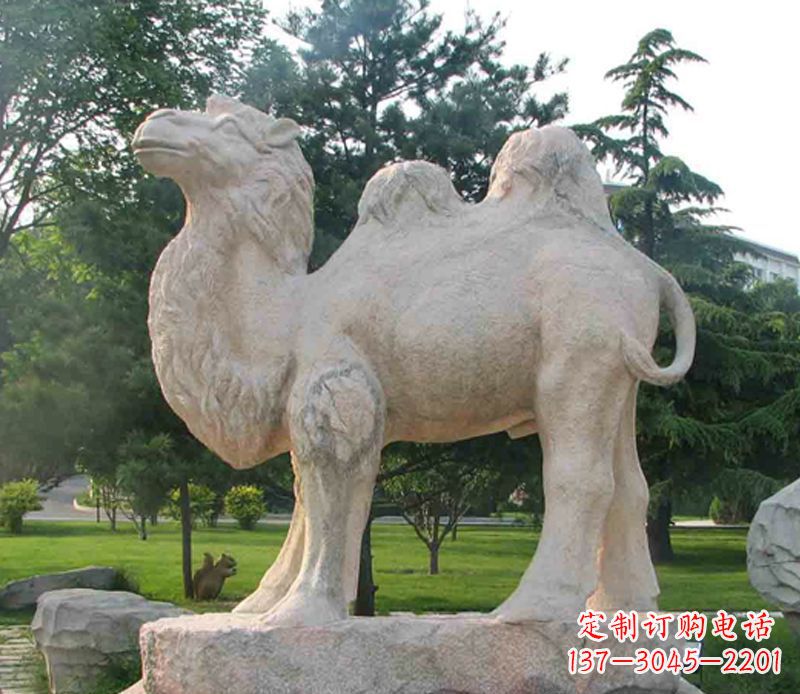 太原石头骆驼雕塑