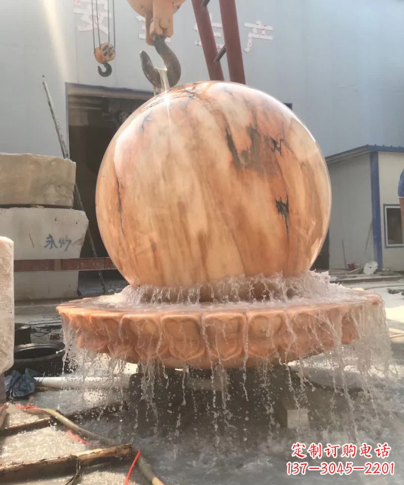 太原时来运转风水球石雕