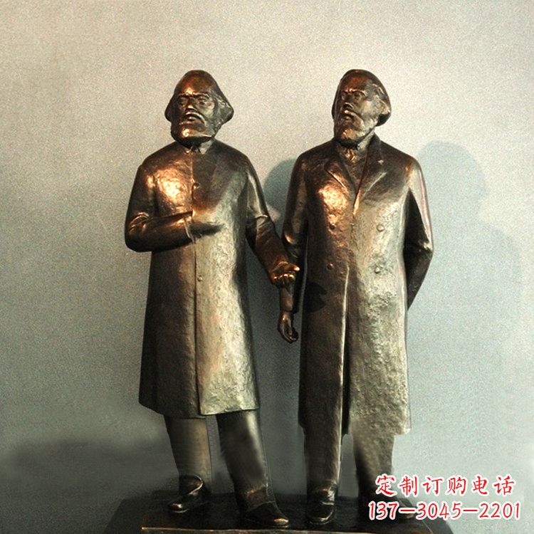 太原世纪伟人马克思和恩格斯雕塑