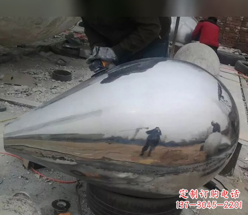 太原水滴不锈钢商场雕塑