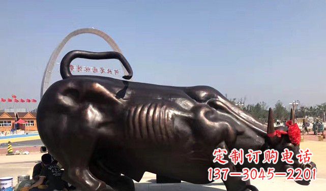太原水牛铜雕