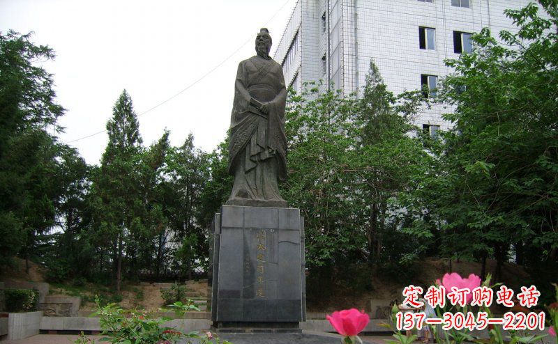 太原司马迁古代名人铜雕