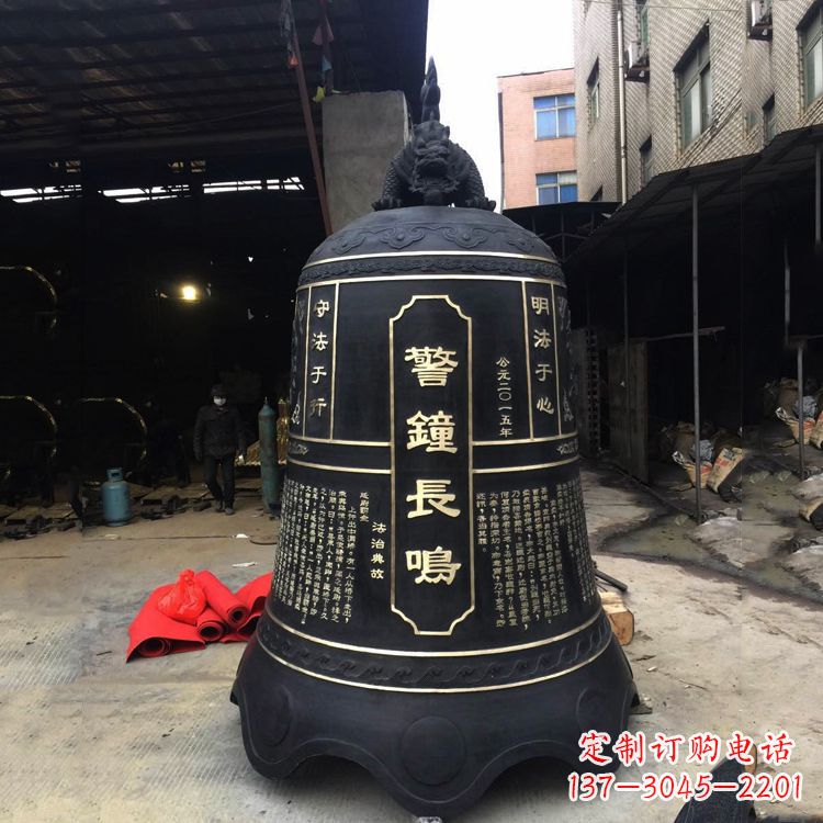 太原寺庙铜钟雕塑