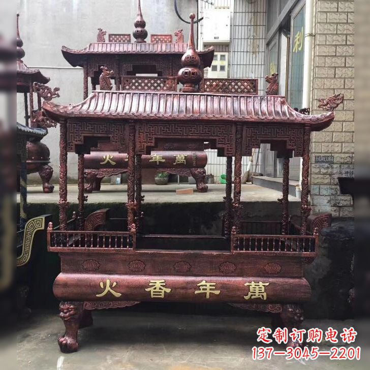 太原寺庙香火香炉雕塑