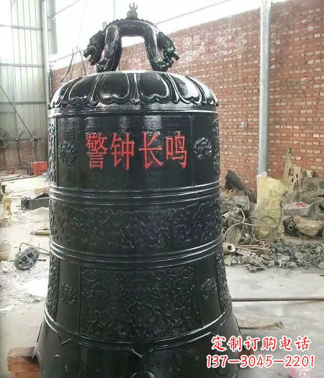 太原寺庙铸铜钟铜雕 (4)