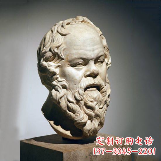 太原苏格拉底石雕头像