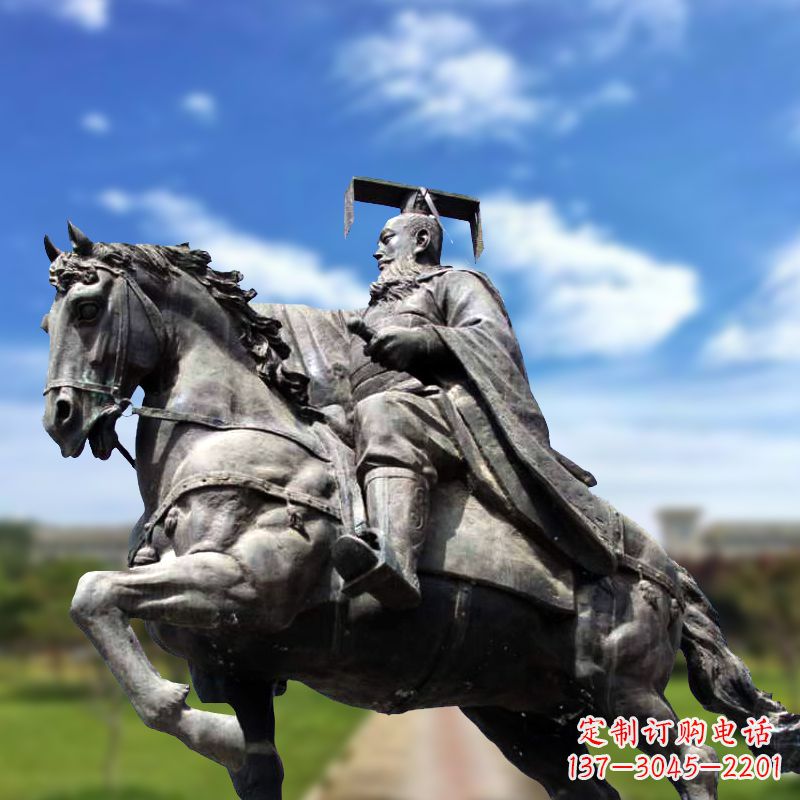 太原隋文帝骑马雕塑