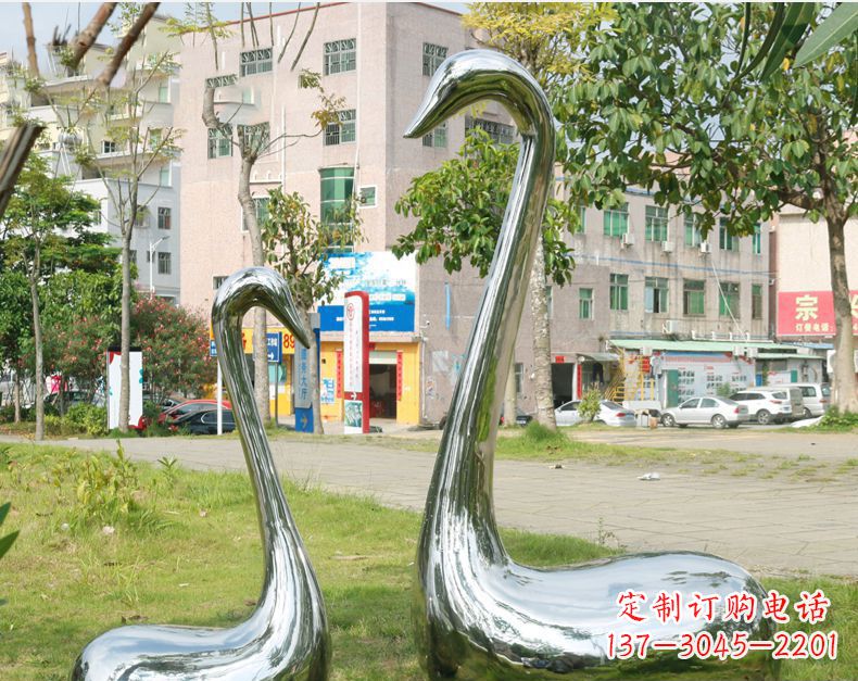 太原天鹅抽象不锈钢雕塑112