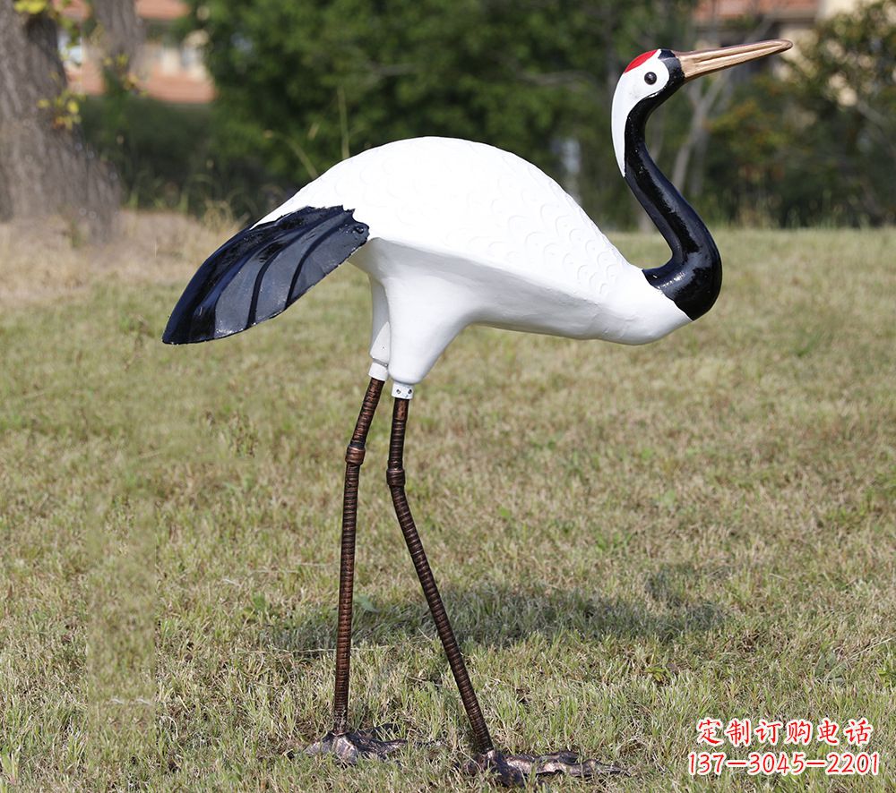 太原庭院仙鹤雕塑