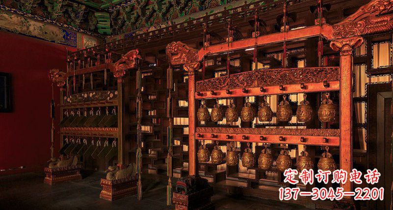 太原铜编钟古代乐器铜雕