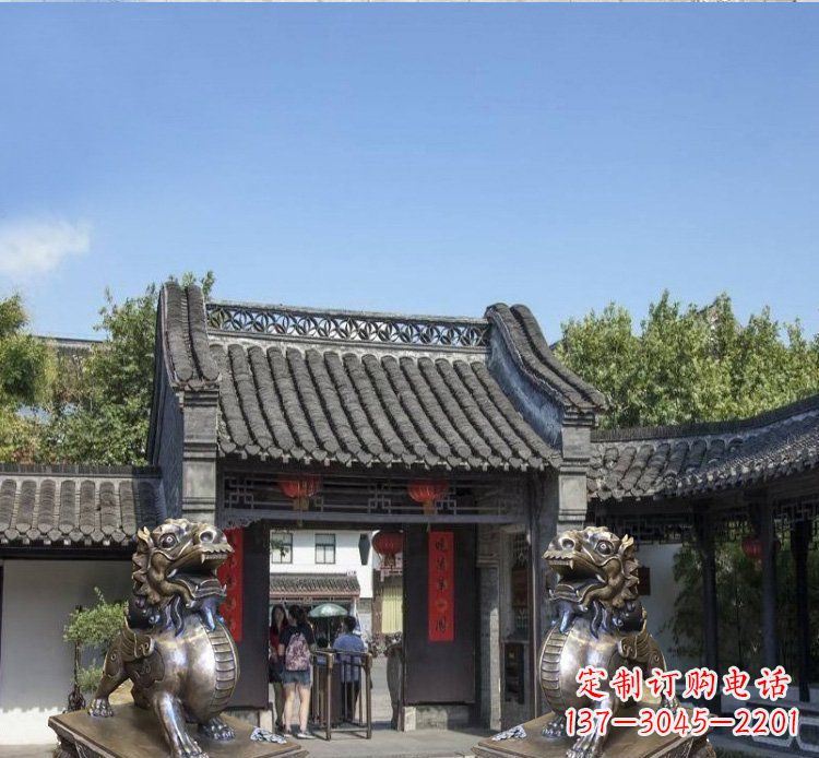 太原铜雕北京狮子庭院动物雕塑