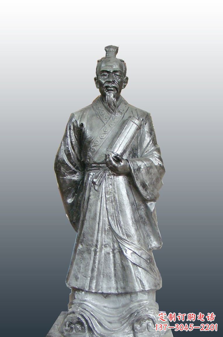 太原铜雕扁鹊古代名医雕塑