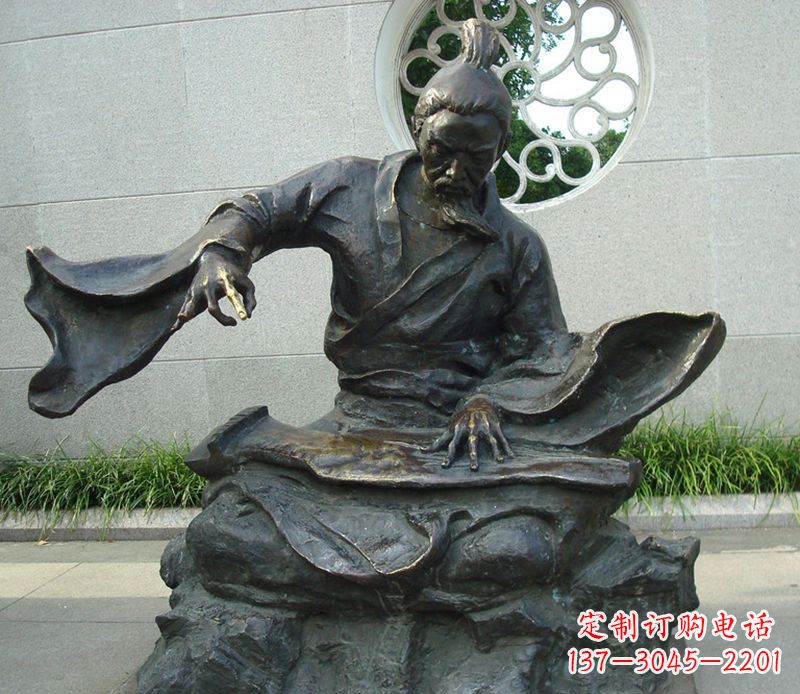太原铜雕弹钢琴