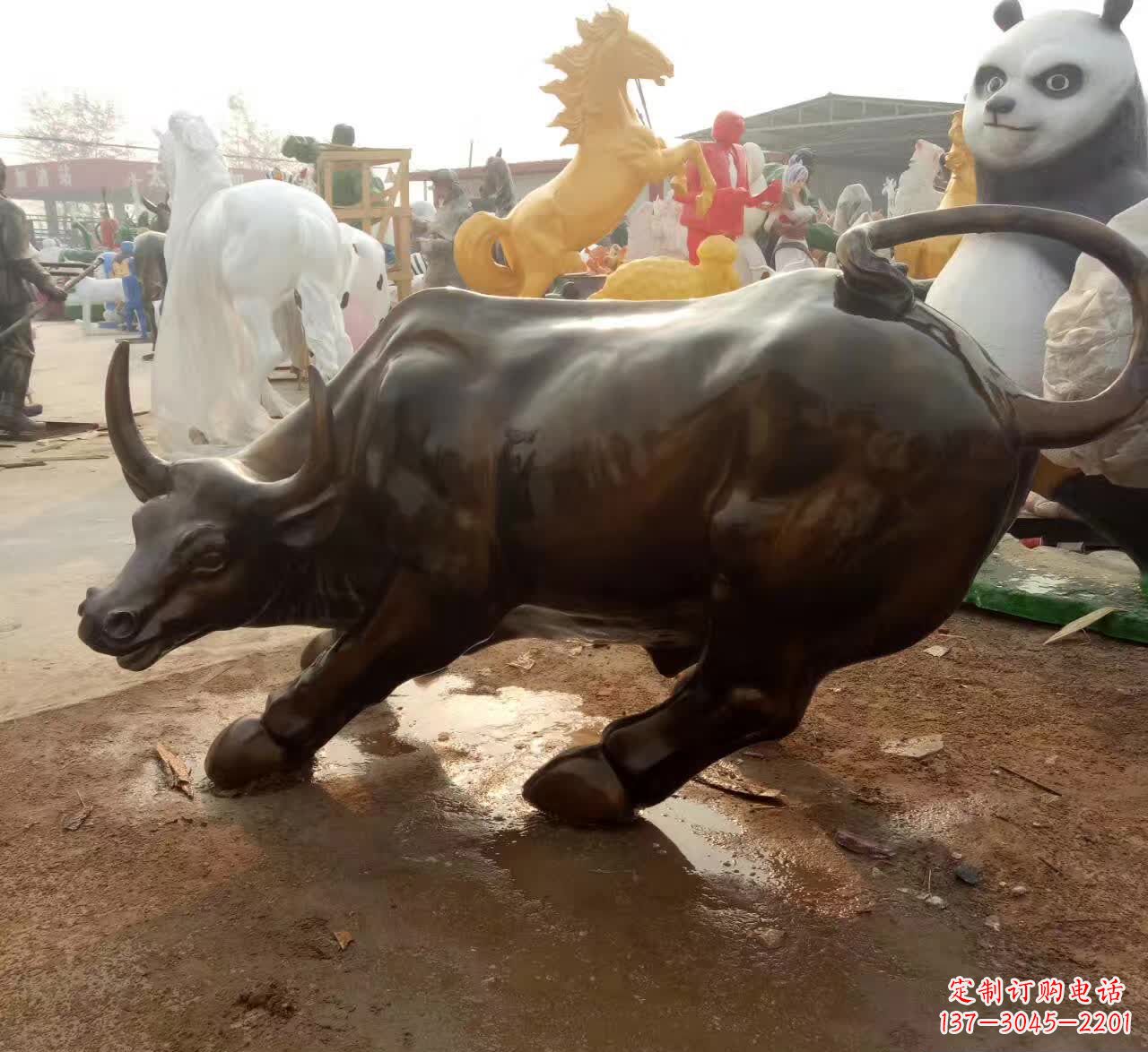 太原铜雕动物牛