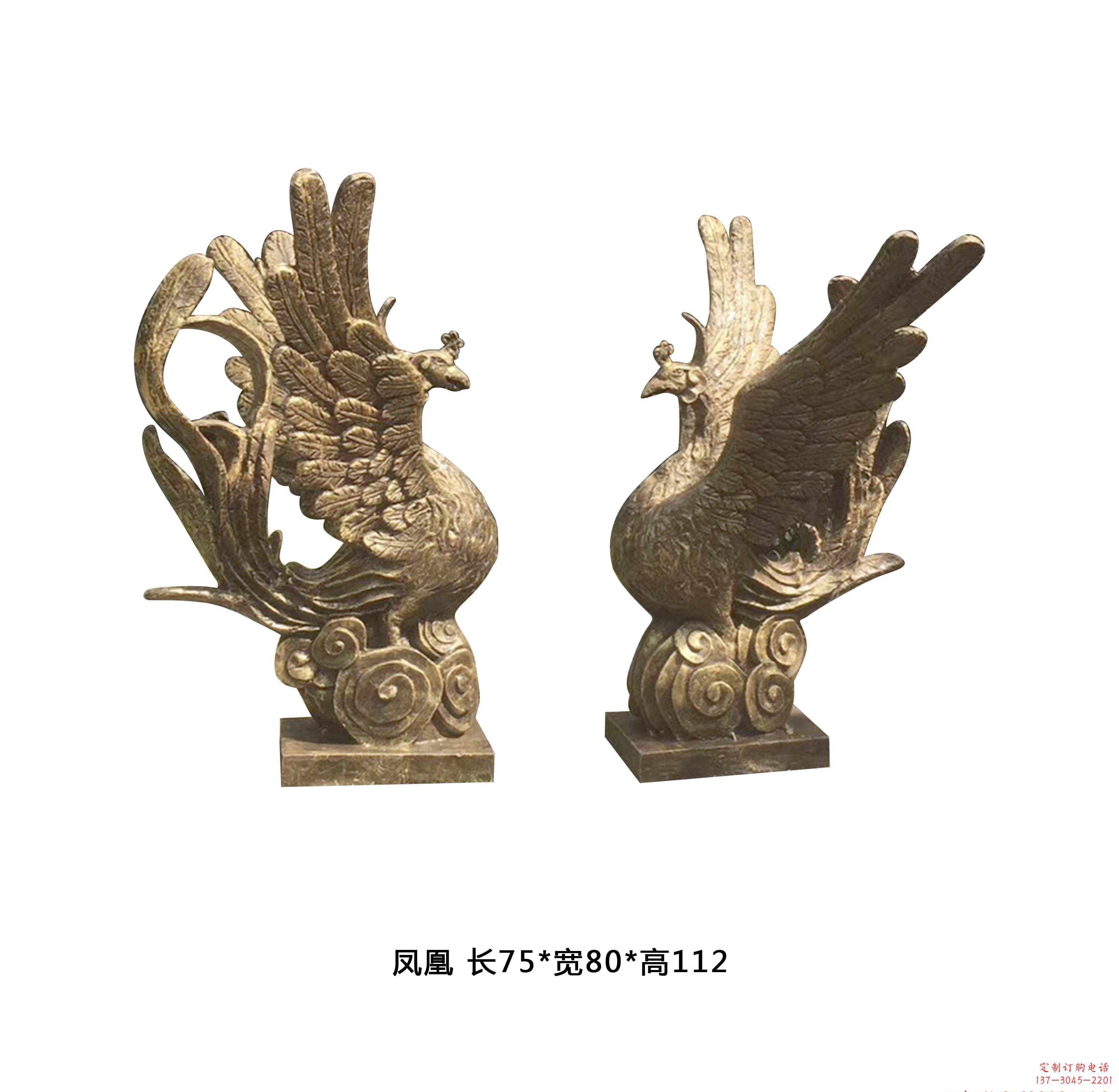 太原铜雕凤凰雕塑