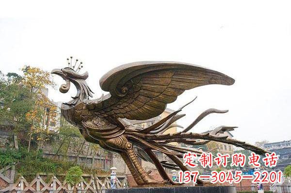 太原铜雕凤凰