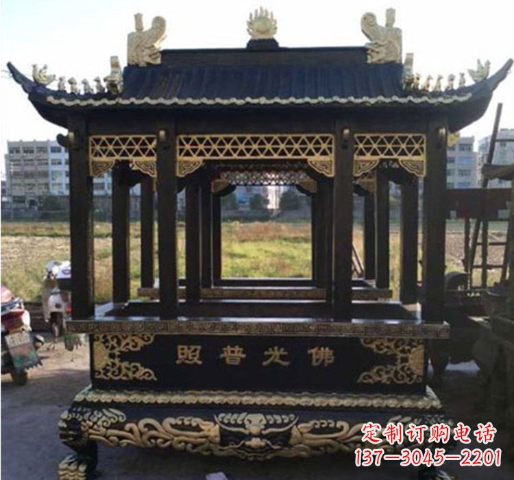 太原铜雕佛光普照香炉