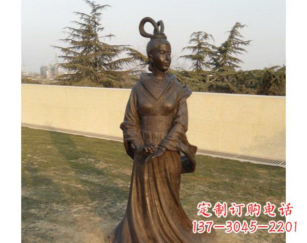 太原铜雕古代美女人物雕塑
