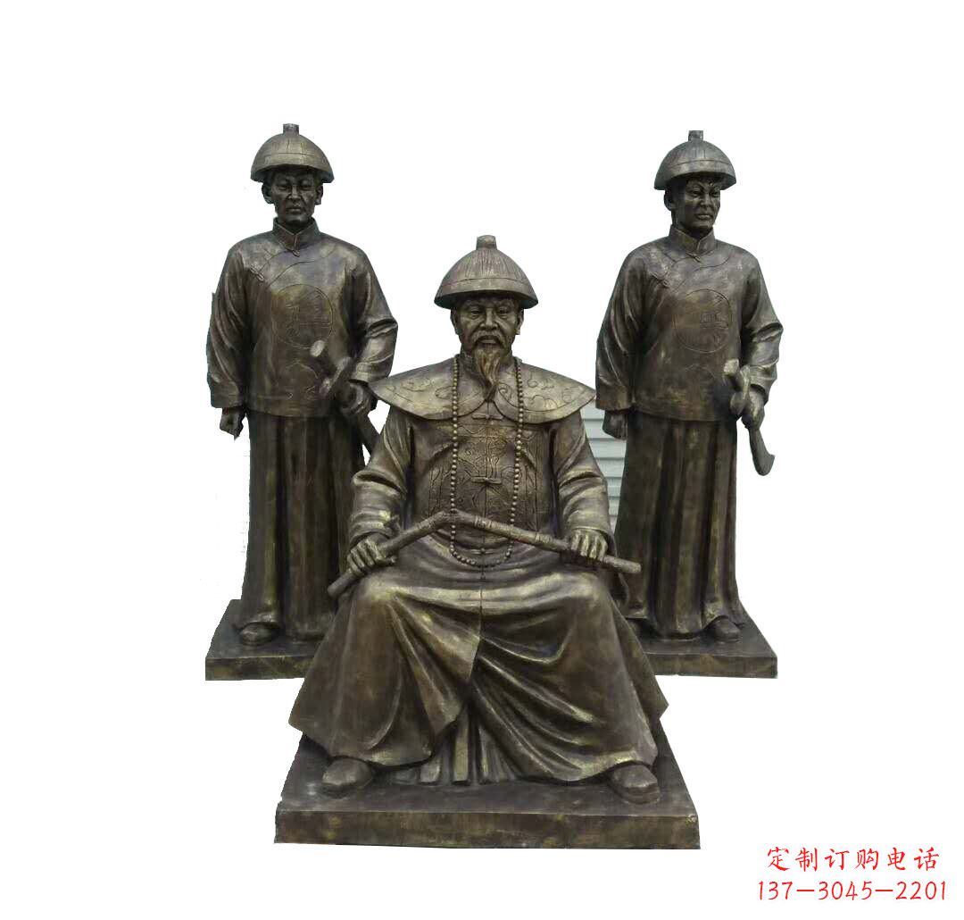 太原铜雕古代名人林则徐