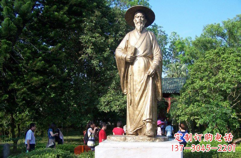太原铜雕古代名人苏轼苏东坡