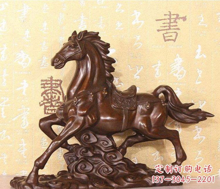 太原铜雕户外园林动物马雕塑