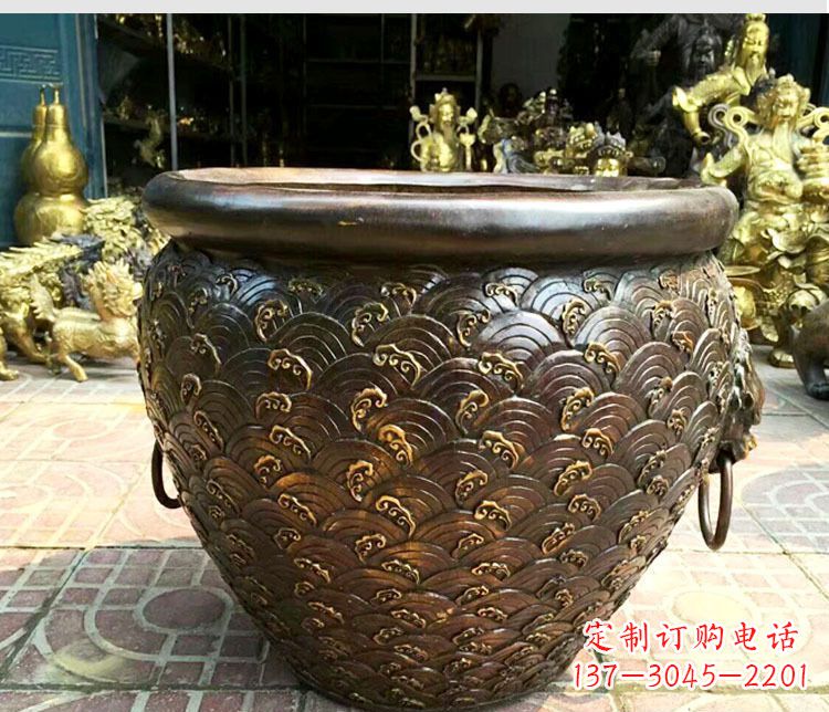 太原铜雕景观花盆